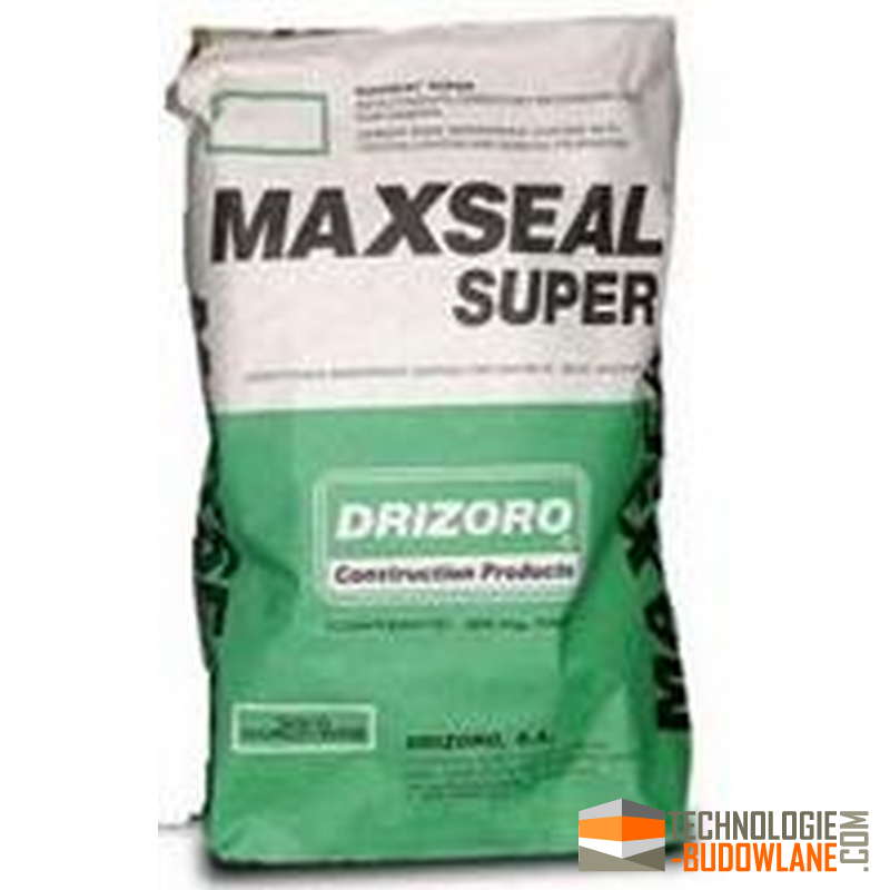 maxseal super - hydroizolacja betonu